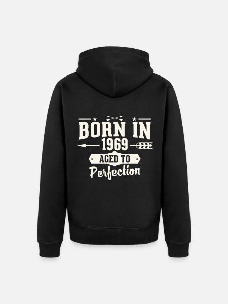 1969 - Veste à capuche bio Premium Unisexe - noir