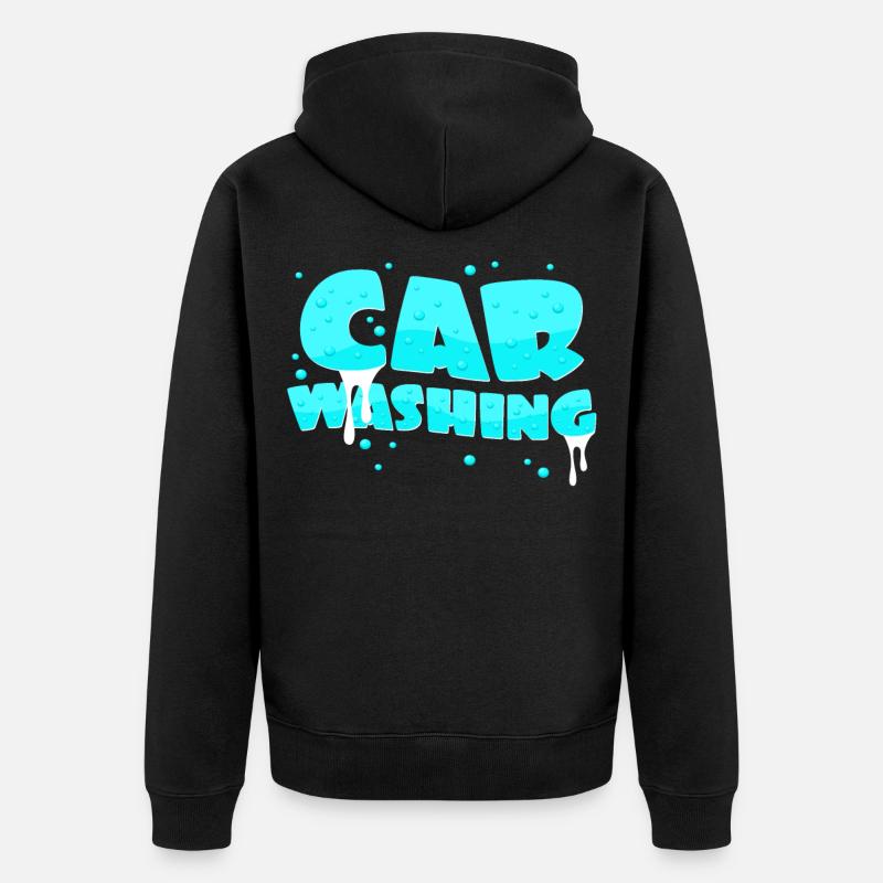 lave-auto - Veste à capuche bio Premium Unisexe - noir