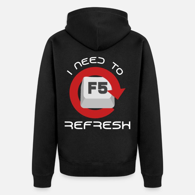 Nerd - Veste à capuche bio Premium Unisexe - noir