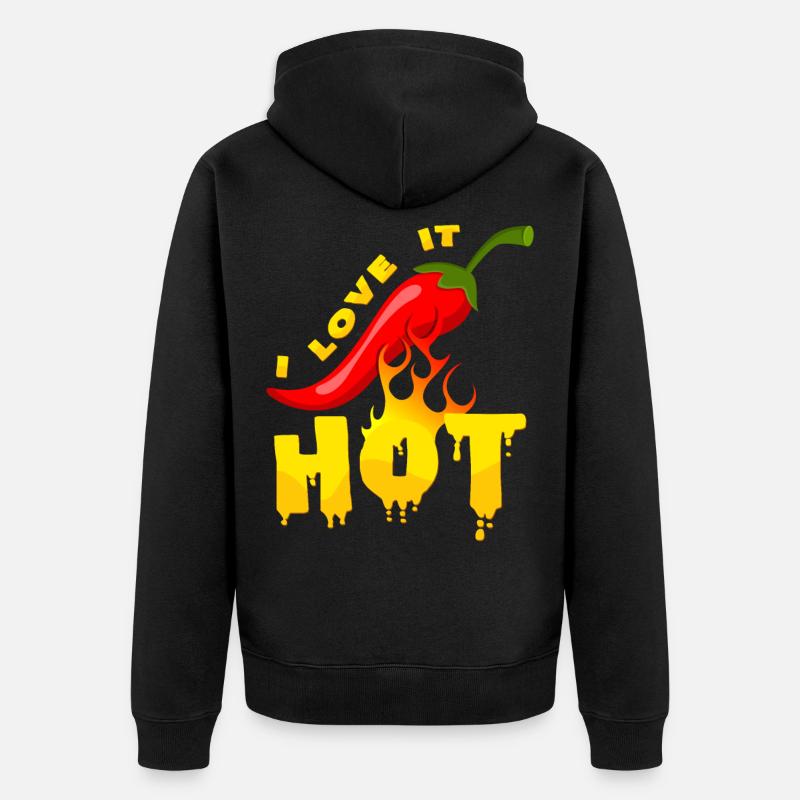pepperoni - Veste à capuche bio Premium Unisexe - noir