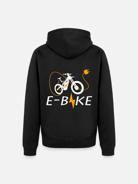 vélo électrique - Veste à capuche bio Premium Unisexe - noir