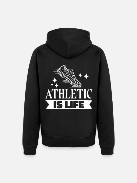 Sportsman - Unisex Premium Organic Zip Hoodie - black
