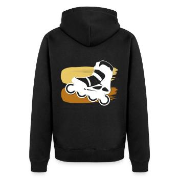 Inline skates - Unisex Premium Organic Zip Hoodie - black - Back - Nico (187cm)