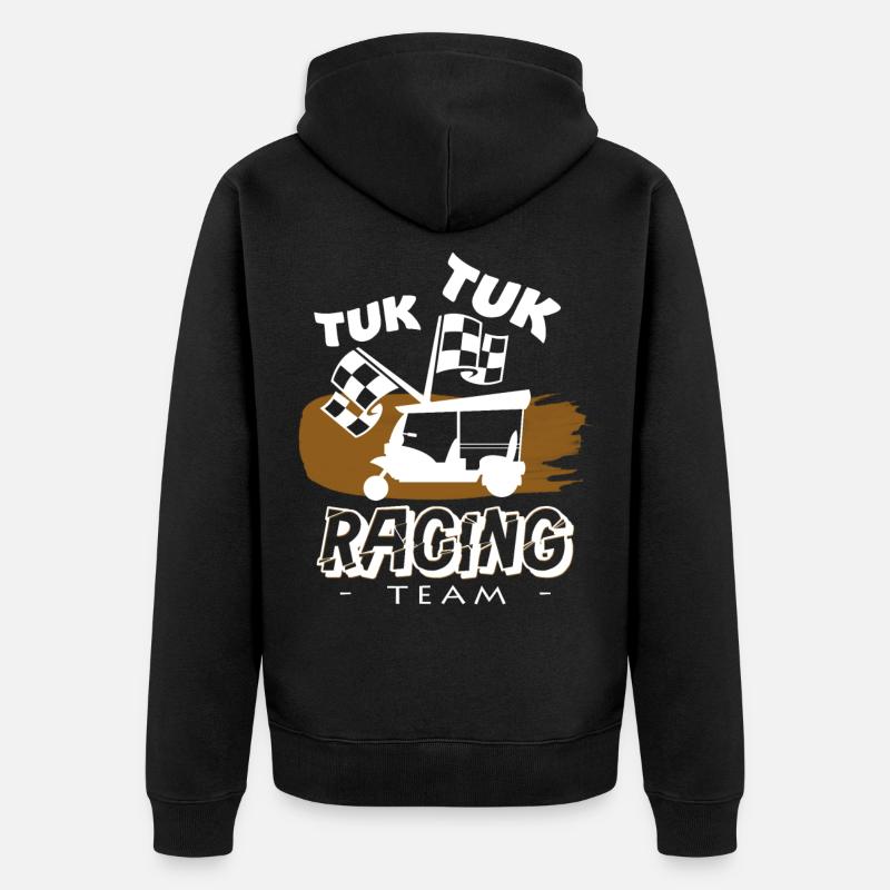 Tuk Tuk Racing - Veste à capuche bio Premium Unisexe - noir