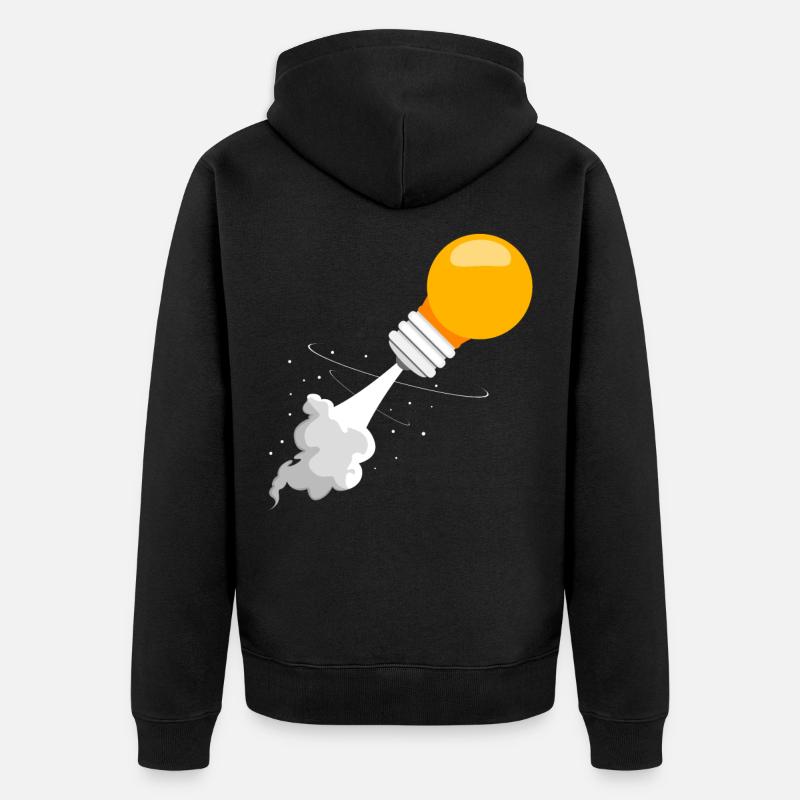 Projet de démarrage - Veste à capuche bio Premium Unisexe - noir