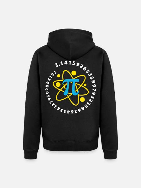 Mathematik - Unisex Premium Bio Zip Hoodie - Schwarz