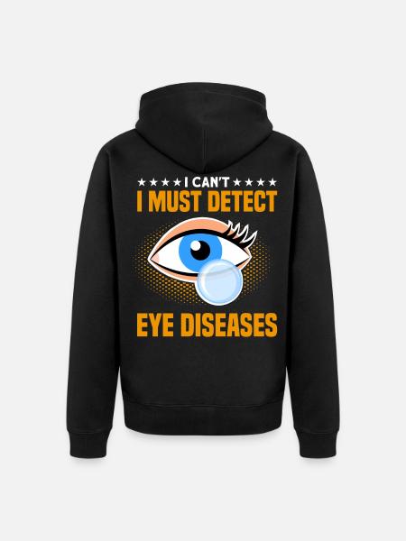 Vision Ophthalmologist Optometry Gift - Unisex Premium Organic Zip Hoodie - black