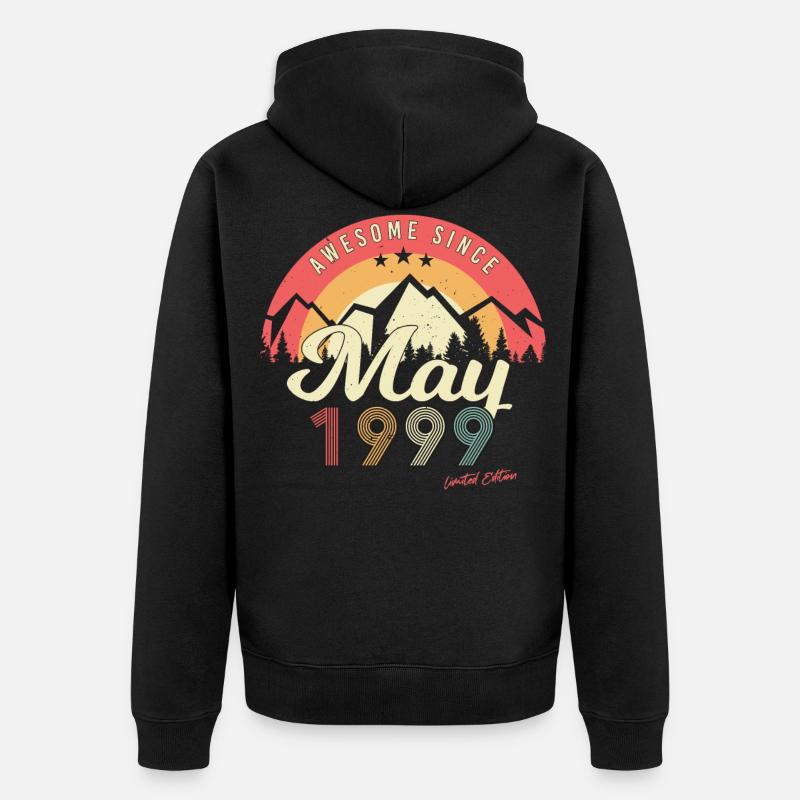 Légendaire mai 1999 - Veste à capuche bio Premium Unisexe - noir