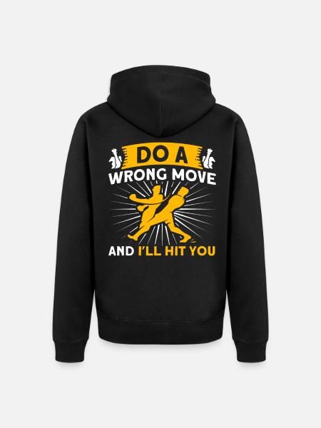 Chessboxer Chessboxes Checkmate - Unisex Premium Organic Zip Hoodie - black