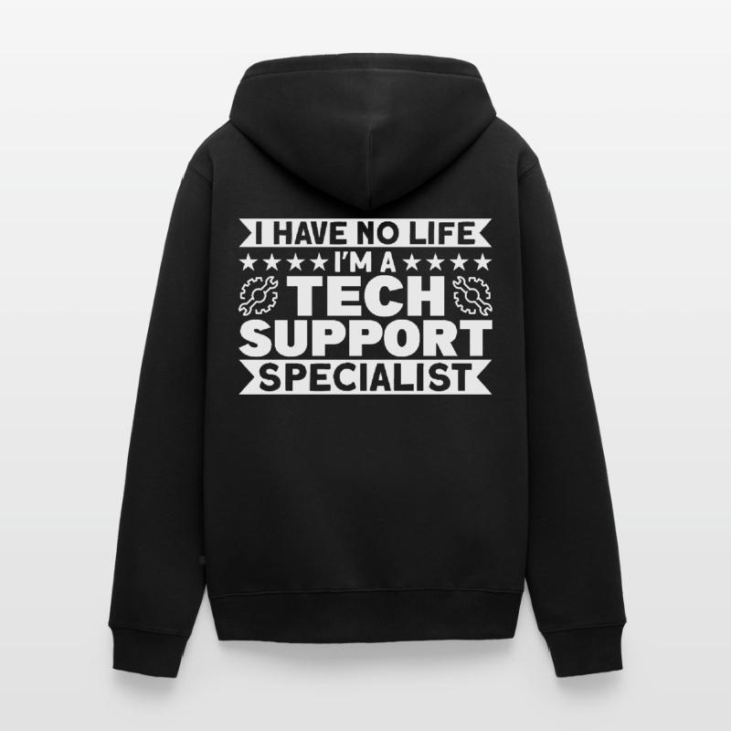 Support technique Support technique Support cadeau Veste à capuche bio Premium Unisexe