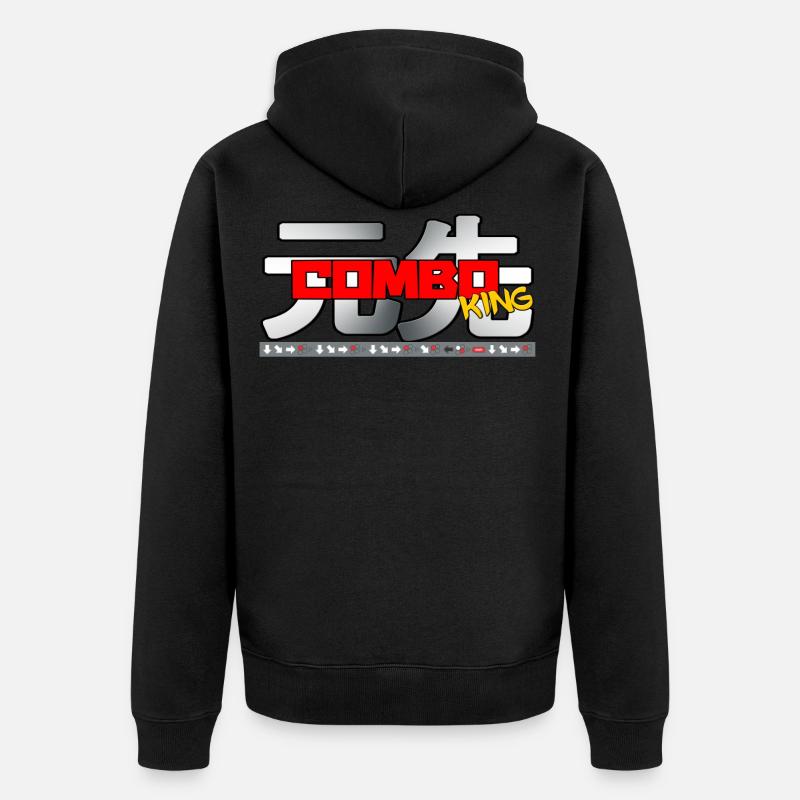 Combo King - Veste à capuche bio Premium Unisexe - noir