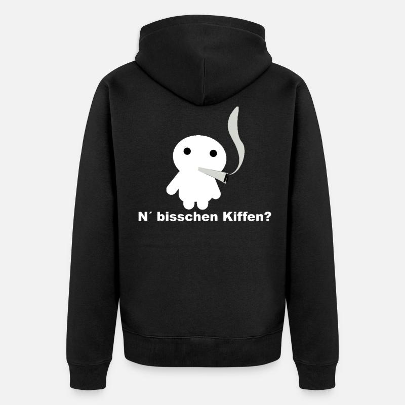 N peu de drogue - Veste à capuche bio Premium Unisexe - noir