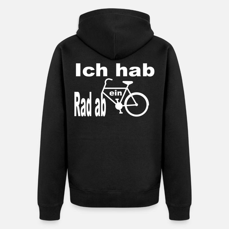 J’ai une roue - Veste à capuche bio Premium Unisexe - noir