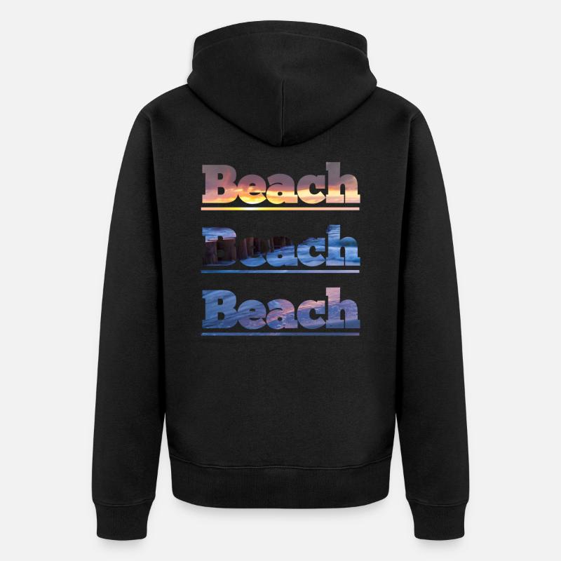 Beach Beach Beach - Veste à capuche bio Premium Unisexe - undefined