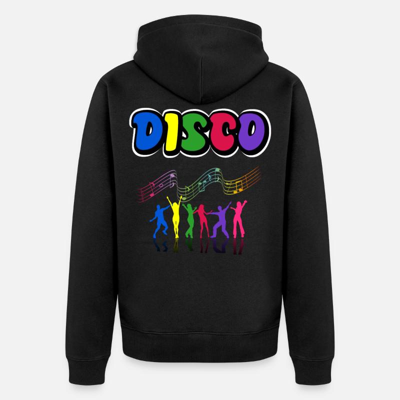 disco - Veste à capuche bio Premium Unisexe - noir