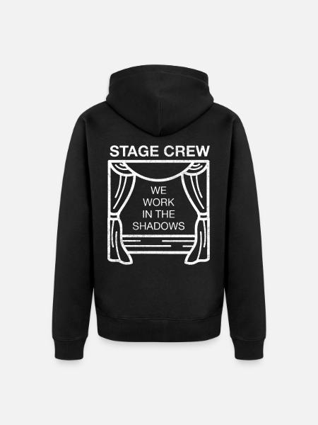 Roadie Stage Crew Techniciens de scène Théâtre - Veste à capuche bio Premium Unisexe - noir