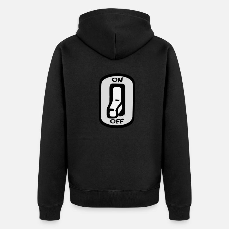 On off guichet cadeau - Veste à capuche bio Premium Unisexe - noir