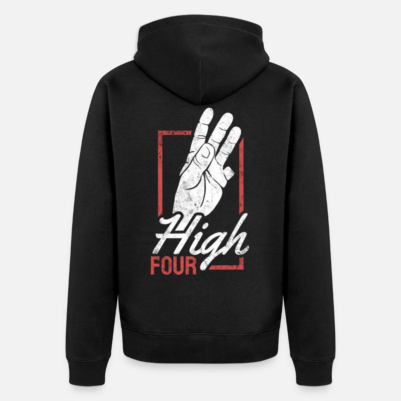 Finger amputation - Veste à capuche bio Premium Unisexe - noir