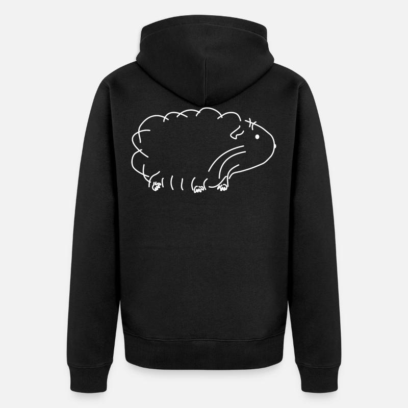 Cochon d'Inde - Veste à capuche bio Premium Unisexe - noir