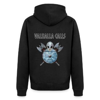 Appels de Valhalla - Veste à capuche bio Premium Unisexe - noir - Dos - Nico (187cm)