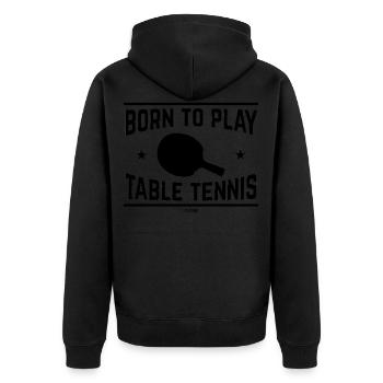 ping pong - Veste à capuche bio Premium Unisexe - noir - Dos - Nico (187cm)
