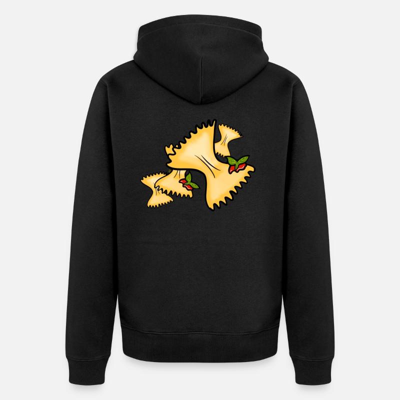 Pasta ! - Veste à capuche bio Premium Unisexe - noir