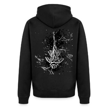L46 Zebra Fish Aquarium Hypancistrus Zebra Gift - Veste à capuche bio Premium Unisexe - noir - Dos - Nico (187cm)