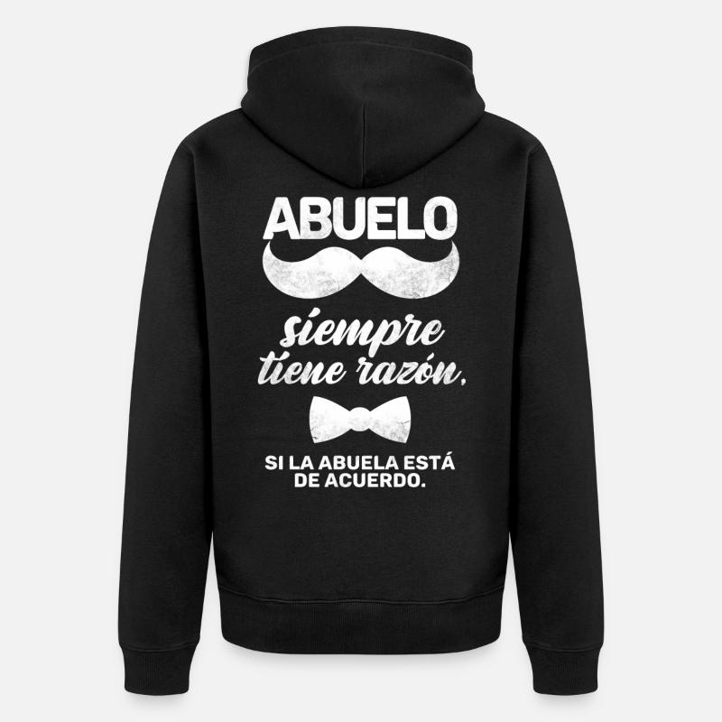 Abuelo - Veste à capuche bio Premium Unisexe - noir