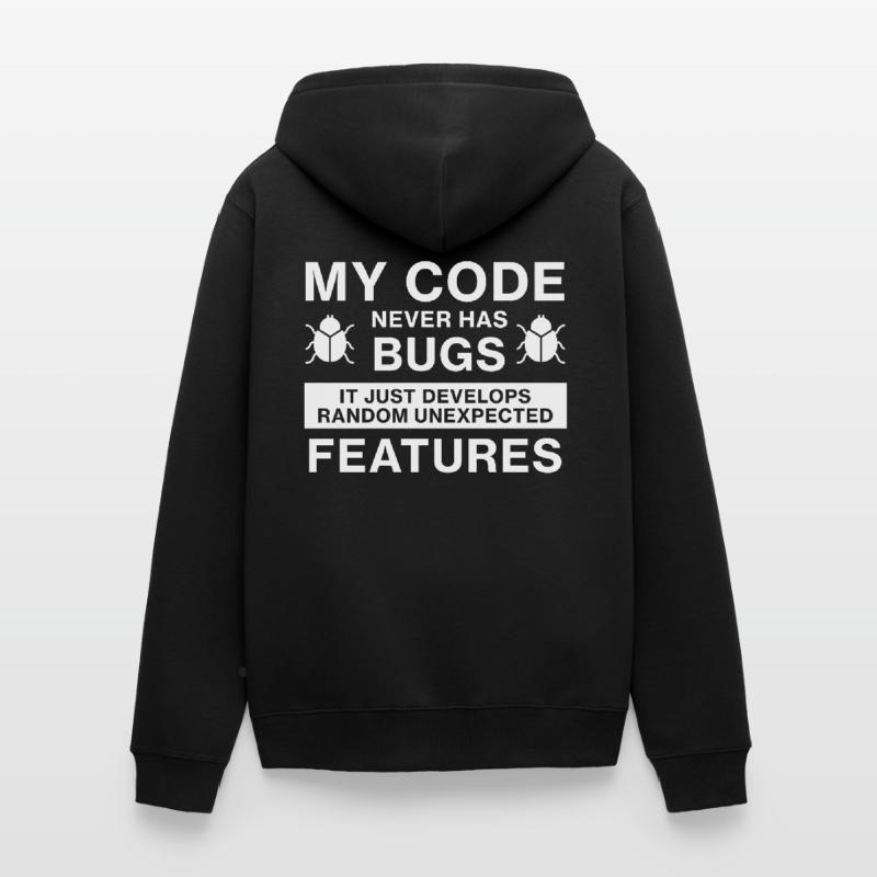 Programmierer Coder Coding Veste à capuche bio Premium Unisexe