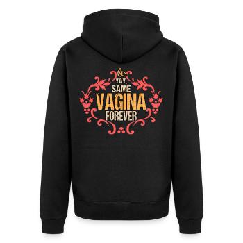 Enterrement de vie de garçon Mariée Célibataire - Veste à capuche bio Premium Unisexe - noir - Dos - Nico (187cm)