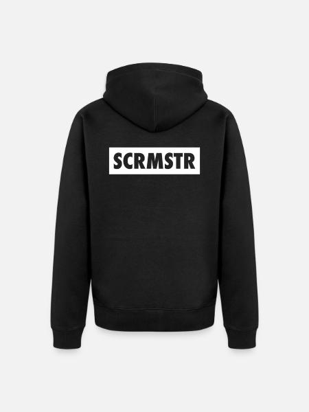 SCRMSTR - Scrum Master - Unisex Premium Organic Zip Hoodie - black