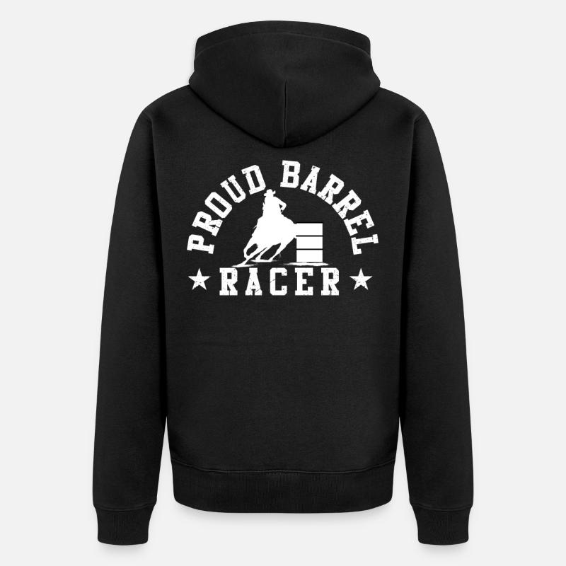Proud Barrel Racer - Veste à capuche bio Premium Unisexe - noir