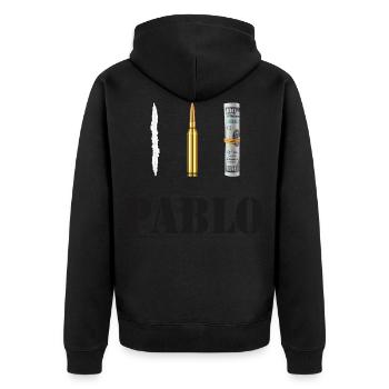 Pablo Escobar Cocaïne - Veste à capuche bio Premium Unisexe - noir - Dos - Nico (187cm)