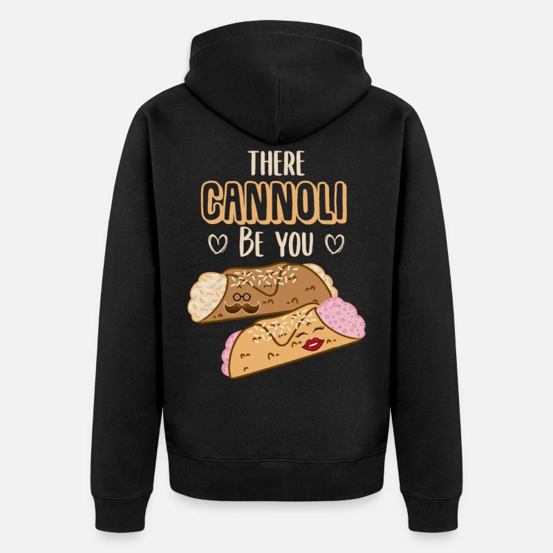 There cannoli be you - Veste à capuche bio Premium Unisexe - noir