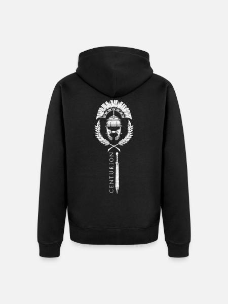 Roman Centurion - Centurion - Unisex Premium Organic Zip Hoodie - black