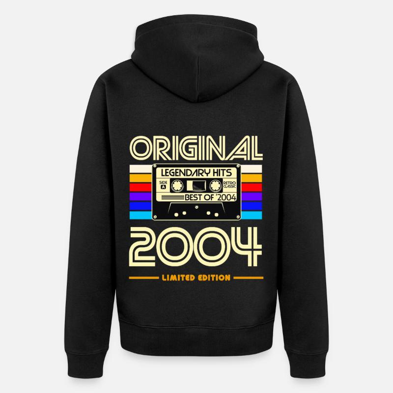 Original 2004 Limited Edition - Veste à capuche bio Premium Unisexe - noir