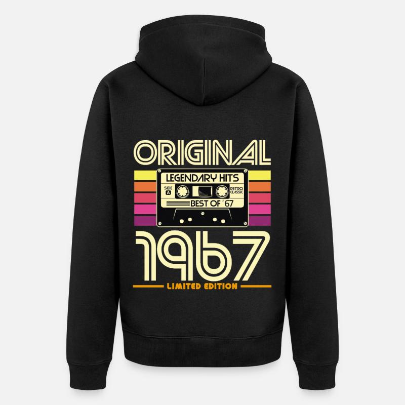 Original 1967 Limited Edition - Veste à capuche bio Premium Unisexe - noir