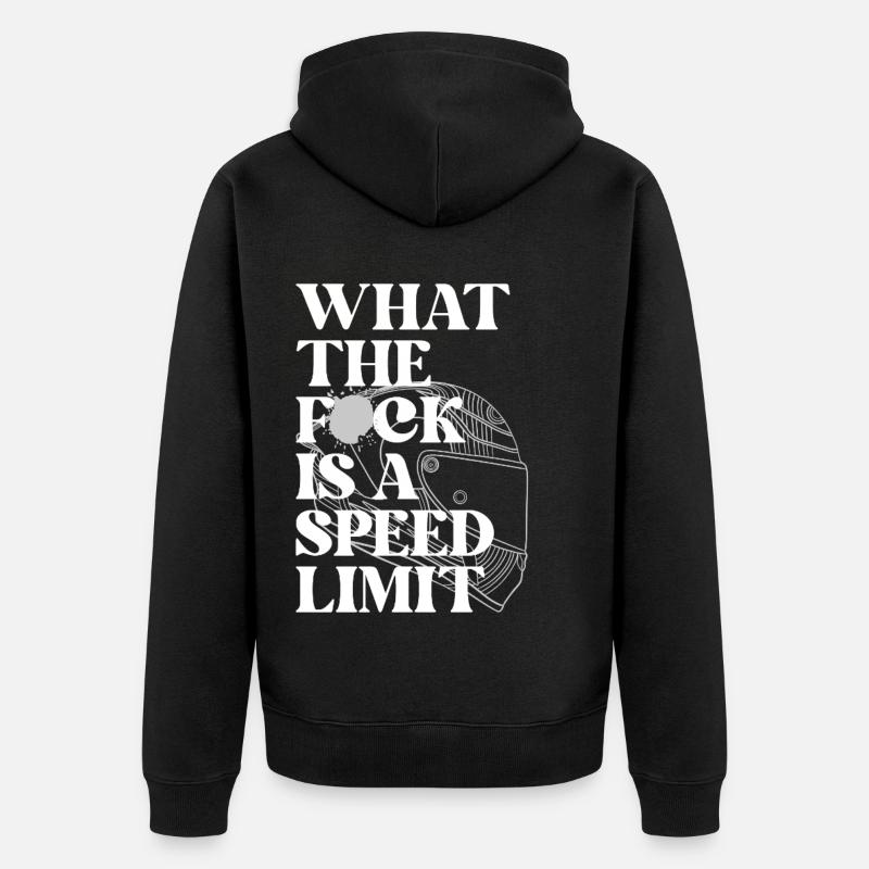 Auto - Unisex Premium Bio Zip Hoodie - Schwarz