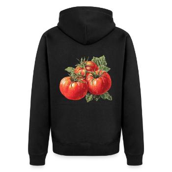 Tomate - Veste à capuche bio Premium Unisexe - noir - Dos - Nico (187cm)