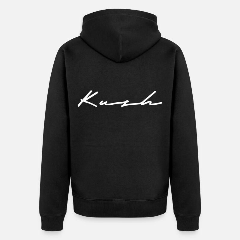 Kush cannabis - Veste à capuche bio Premium Unisexe - noir