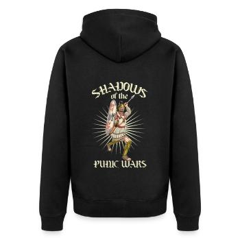 Carhago - Hoplite carthaginois - Veste à capuche bio Premium Unisexe - noir - Dos - Nico (187cm)