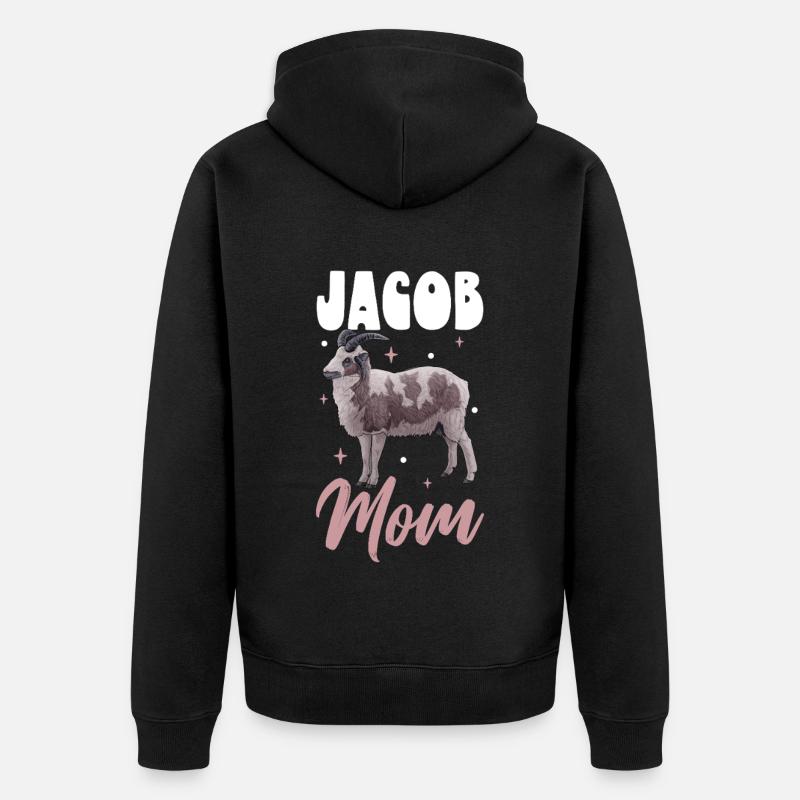 Jakobschaf Mama - Veste à capuche bio Premium Unisexe - noir