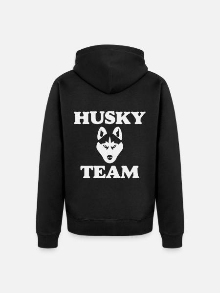 Strength and Endurance Husky Team - Unisex Premium Organic Zip Hoodie - black