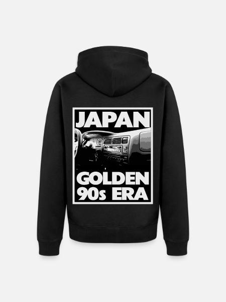 Japan Goldene Ära der 90er Jahre - Auto - Ekologisk premiumluvjack unisex - svart
