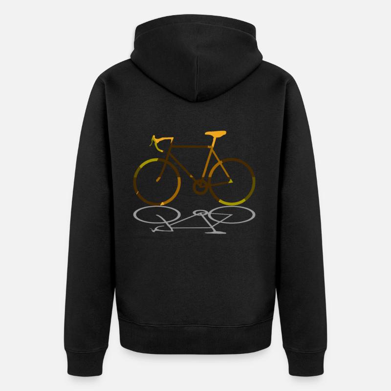 Vélos vélos Cyclisme - Veste à capuche bio Premium Unisexe - noir