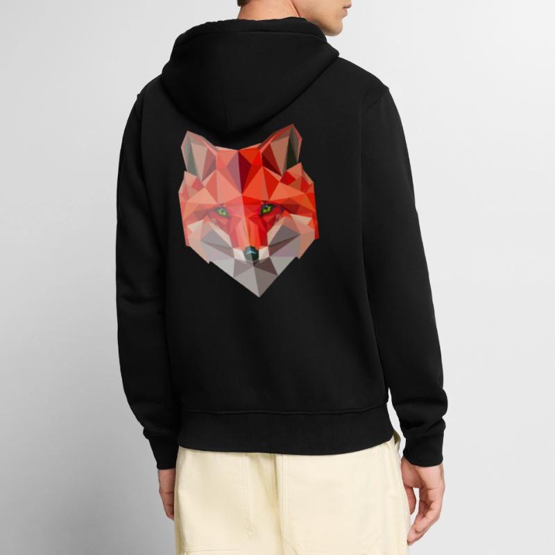 Fuchs Polygone Veste à capuche bio Premium Unisexe