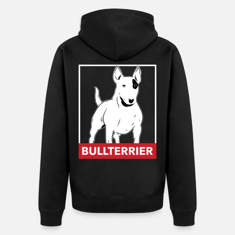 Bullterrier - Veste à capuche bio Premium Unisexe - noir