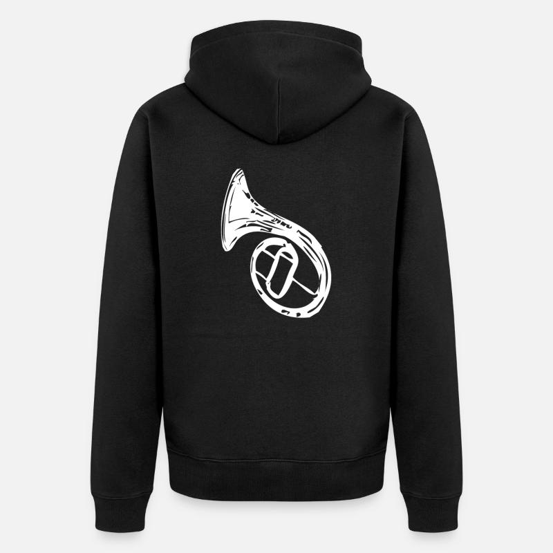 Tuba - Veste à capuche bio Premium Unisexe - noir