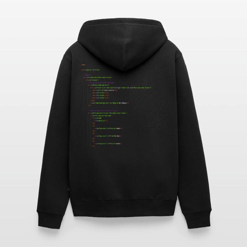 Programming Html. Homepage Nerd Shirt Unisex Premium Organic Zip Hoodie