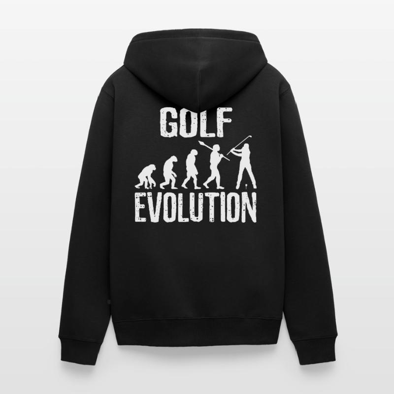 Golf Evolution Unisex Premium Bio Zip Hoodie